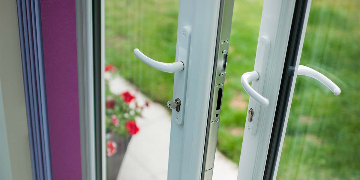 French Doors With White Handles